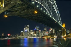 Sydney Skyline And Harbour Bridge Stock Photography