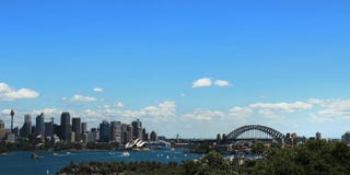 New south Wales, Sydney view, Opera House and Harbour Bridge