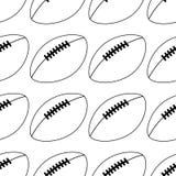Symbol för amerikansk fotboll som isoleras på vit bakgrund också vektor för coreldrawillustration linje stil seamless bollmodell royaltyfri illustrationer Symbol för amerikansk fotboll som isoleras på vit bakgrund också vektor för coreldrawillustration linje stil seamless bollmodell royaltyfri illustrationer
