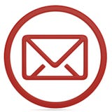 Symbol för Email som 3d isoleras på vit bakgrund illustration 3d vektor illustrationer Symbol för Email som 3d isoleras på vit bakgrund illustration 3d vektor illustrationer
