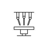 Symbol för robotteknikkirurgiöversikt Tecknet och symboler kan användas för rengöringsduken, logoen, den mobila appen, UI, UX vektor illustrationer Symbol för robotteknikkirurgiöversikt Tecknet och symboler kan användas för rengöringsduken, logoen, den mobila appen, UI, UX vektor illustrationer