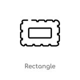 symbol f?r ?versiktsrektangelvektor isolerad svart enkel linje best?ndsdelillustration fr?n geometribegrepp Redigerbar vektorslag vektor illustrationer symbol f?r ?versiktsrektangelvektor isolerad svart enkel linje best?ndsdelillustration fr?n geometribegrepp Redigerbar vektorslag vektor illustrationer
