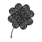 Symbole du jour de St Patrick de vecteur, feuille Clower Image stock Symbole du jour de St Patrick de vecteur, feuille Clower Image stock