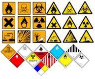 Symboles chimiques illustration libre de droits Symboles chimiques illustration libre de droits