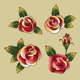 Symbole tatouage rose Symbole tatouage rose