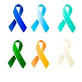 Symbolic Ribbon set royalty free illustration Symbolic Ribbon set royalty free illustration