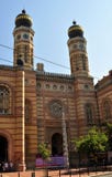 Synagogan för gata för Dohà ¡ den ny eller den stora synagogan - Budapest royaltyfri foto Synagogan för gata för Dohà ¡ den ny eller den stora synagogan - Budapest royaltyfri foto