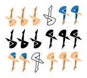 Synchronized swimming icon and symbol vector illustration Synchronized swimming icon and symbol vector illustration