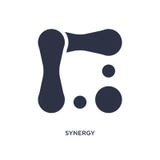 synergia ikona na białym tle Prosta element ilustracja od geometrii pojęcia ilustracja wektor synergia ikona na białym tle Prosta element ilustracja od geometrii pojęcia ilustracja wektor
