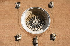 Szczegół bazylika San Francesco, Siena Włochy - obrazy royalty free Szczegół bazylika San Francesco, Siena Włochy - obrazy royalty free