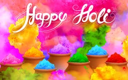 Szczęśliwy holi tło ilustracja wektor Szczęśliwy holi tło ilustracja wektor