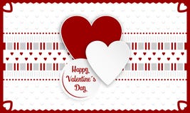 szczęśliwych valentines karciany dzień Fotografia Stock szczęśliwych valentines karciany dzień Fotografia Stock
