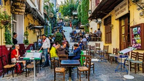 Szenen von Plaka stockfoto Szenen von Plaka stockfoto