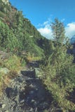 szenische und schöne Tourismusspur im Park Slovensky-raj, SL Lizenzfreie Stockfotografie szenische und schöne Tourismusspur im Park Slovensky-raj, SL Lizenzfreie Stockfotografie