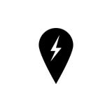 Szpilka, błyskawicowa ikona na białym tle Może używać dla sieci, logo, mobilny app, UI UX ilustracja wektor Szpilka, błyskawicowa ikona na białym tle Może używać dla sieci, logo, mobilny app, UI UX ilustracja wektor