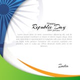 Sztandar z tekstem republika dzień w India na Stycznia 26 abstrakta tle z spływanie liniami flaga państowowa barwi Sztandar z tekstem republika dzień w India na Stycznia 26 abstrakta tle z spływanie liniami flaga państowowa barwi