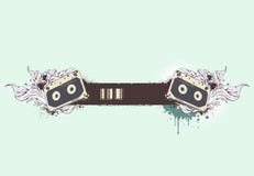 sztandaru grunge musical royalty ilustracja sztandaru grunge musical royalty ilustracja