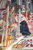 Sztuka przy antycznym szpitalem Santa Maria della Scala, Siena, Włochy zdjęcie stock Sztuka przy antycznym szpitalem Santa Maria della Scala, Siena, Włochy zdjęcie stock