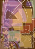 sztuki abstrakcjonistycznej kształty linii royalty ilustracja sztuki abstrakcjonistycznej kształty linii royalty ilustracja