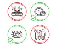 Szybko?ciomierz, Usd monet i Wifi ikony ustawia? Repairman znak Czasu poj?cie, p?atno?? got?wkowa, Internetowy router wektor ilustracja wektor Szybko?ciomierz, Usd monet i Wifi ikony ustawia? Repairman znak Czasu poj?cie, p?atno?? got?wkowa, Internetowy router wektor ilustracja wektor