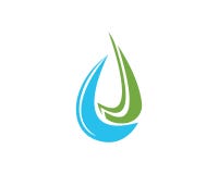Símbolo de la plantilla de los logotipos del agua ilustración del vector Símbolo de la plantilla de los logotipos del agua ilustración del vector