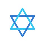 Bandera De Israel - Estrella De David Foto de archivo - Imagen de