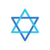 Bandera De Israel - Estrella De David Foto de archivo - Imagen de