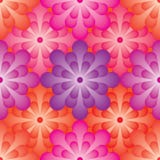 Sömlös modell för blommabolleffekt Royaltyfri Fotografi Sömlös modell för blommabolleffekt Royaltyfri Fotografi