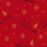 Sömlös modell för glad jul med hand dragen bokstäver royaltyfri illustrationer Sömlös modell för glad jul med hand dragen bokstäver royaltyfri illustrationer