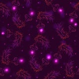 Sömlös modell med fluffiga trädfilialer och julgranen de vektor illustrationer Sömlös modell med fluffiga trädfilialer och julgranen de vektor illustrationer