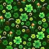 Sömlös St Patrick s dag grönt troll royaltyfri illustrationer Sömlös St Patrick s dag grönt troll royaltyfri illustrationer