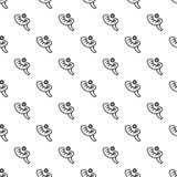 Sömlös vektor för judisk horn- modell stock illustrationer Sömlös vektor för judisk horn- modell stock illustrationer