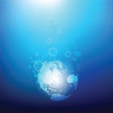 Słabnięcia światowy underwater royalty ilustracja Słabnięcia światowy underwater royalty ilustracja
