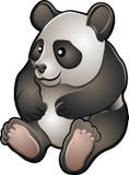 słodki przyjazny chory panda wektora ilustracji słodki przyjazny chory panda wektora ilustracji