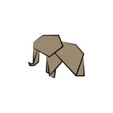 słoń barwiąca origami stylu ikona Element zwierzę ikona Robić papier w origami techniki słonia wektorowej Ilustracyjnej ikonie ilustracja wektor słoń barwiąca origami stylu ikona Element zwierzę ikona Robić papier w origami techniki słonia wektorowej Ilustracyjnej ikonie ilustracja wektor