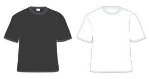 T-shirt black and white