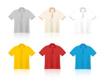 Free T-shirts Blank Templates Royalty Free Stock Photography - 4745827