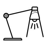 Table lamp Icon Vector vector illustration Table lamp Icon Vector vector illustration