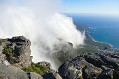 Table mountain in cape town, South Africa stock photography Table mountain in cape town, South Africa stock photography