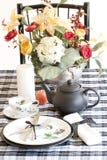 Table setting, black and white stock images Table setting, black and white stock images