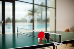 Table Tennis Rackets And Ball Royalty Free Stock Image Table Tennis Rackets And Ball Royalty Free Stock Image