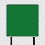 tablero del verde del camino de la muestra en fondo transparente ilustración del vector tablero del verde del camino de la muestra en fondo transparente ilustración del vector
