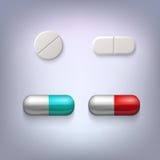Tablets And Pills Vector Illustration Royalty Free Stock Images Tablets And Pills Vector Illustration Royalty Free Stock Images