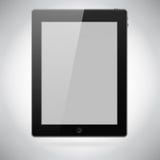 Tablette réaliste avec l'écran vide Verticale, noir D'isolement sur le fond blanc illustration de vecteur Tablette réaliste avec l'écran vide Verticale, noir D'isolement sur le fond blanc illustration de vecteur