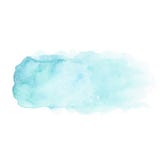 Tache bleue abstraite d'aquarelle illustration de vecteur Tache bleue abstraite d'aquarelle illustration de vecteur