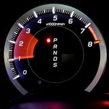 Tachometer Isolated Royalty Free Stock Photography