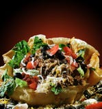 Taco-Salat im Shell lizenzfreie stockfotos Taco-Salat im Shell lizenzfreie stockfotos