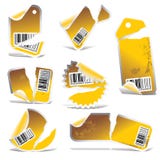 Tag e etiqueta rasgados vetor ilustração stock Tag e etiqueta rasgados vetor ilustração stock