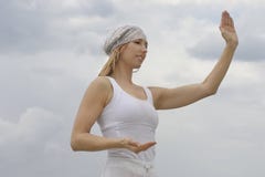 Tai Chi, closeup Stock Image