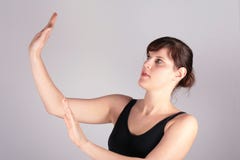 Tai Chi Woman Stock Images